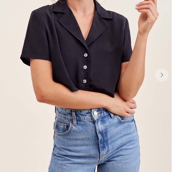 Button Down Top - Picture 3 of 5